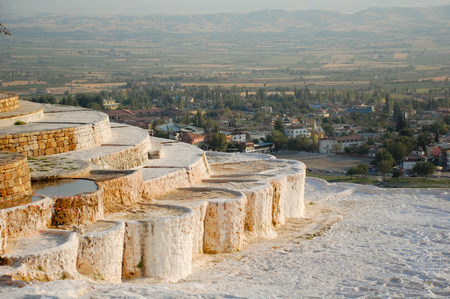 Pamukkale - york, pamukkale, night, buildings, sunsets, architecture, modern, cities, new