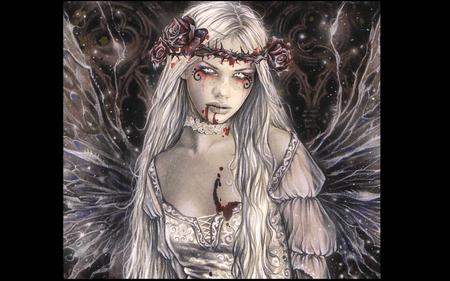 Victoria Frances-Gothic Angel - victoria frances, gothic, vampire, angel