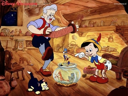 Pinocchio, Gipeto - pinocchio, gipeto