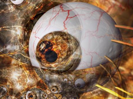 orgeyer mix - 3d, eye, fantasy, abstract