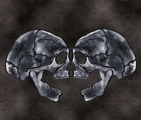 In Each Others Face - argument, skulls