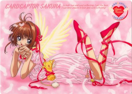 card_captor_sakura kero kinomoto_sakura wings - card-captor-sakura-kero-kinomoto-sakura-wings