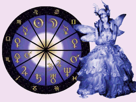 Astrology Queen - stars, blue, astrology chart, queen