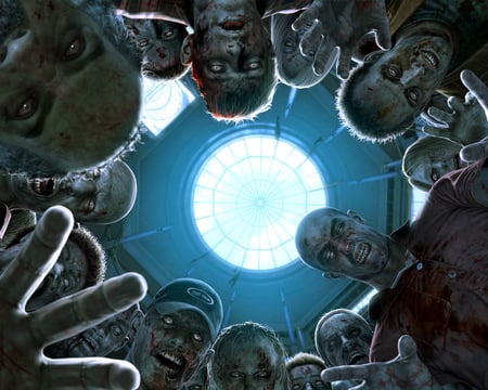 Zombies - afraid, zombie, eat, terror, dead, horror, cool