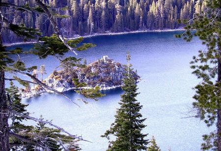 Island - trees, nature, water, island