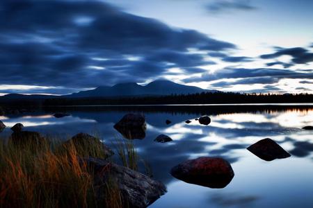 Mountain - sky, water, reflection, nature, mountain