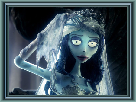 Corspe Bride - dead, bride, and cute, blue