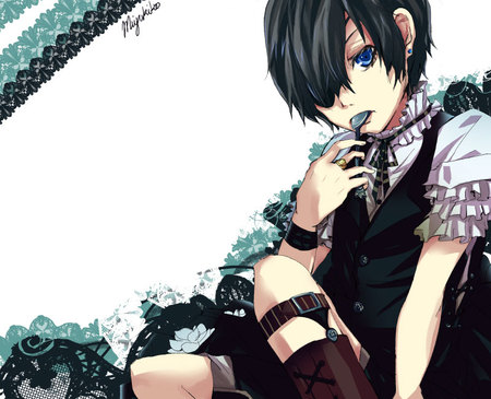 black butler - kuroshitsuji, anime, goth, black butler, manga