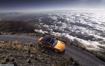 porche - cars, sunsets, porche, sky