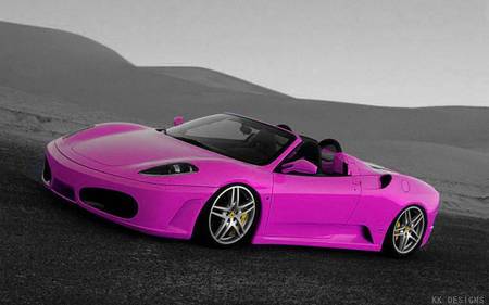 ferrari - sexy, racing, colorful, super car