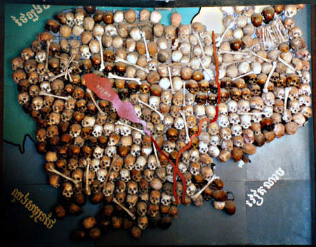 Skull Map - map, horror, skulls, dark