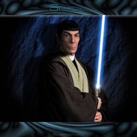 Spock with LightSaber