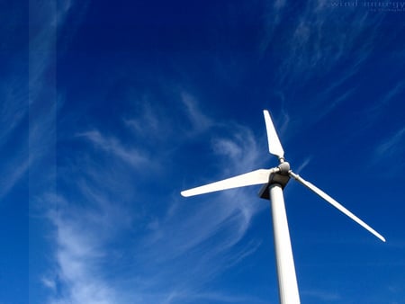 Wind Energy - wind, blue, energy, new