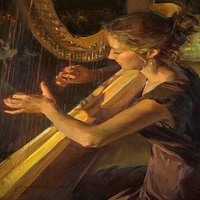 She Plays The Harp~