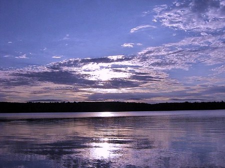 Silver - reflections, clouds, water, beach, evening, silver sheen, moonlight