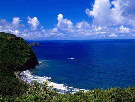 Blue Hawaii - ocean, hawaii, coast, blue