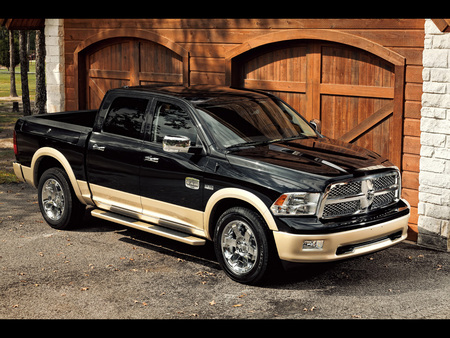 Ram Laramie Longhorn - laramie, black, ram, 2011