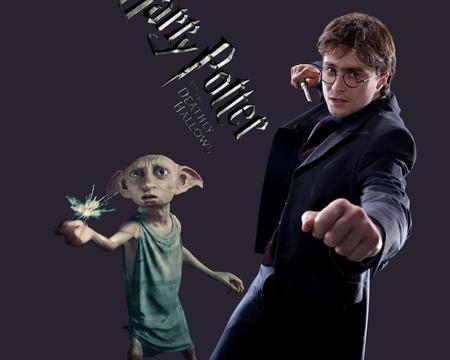 Harry Dobby Deathly Hallows - horcruxes, ron, harry, dobby