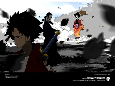 Samurai Champloo - jin, samurai, anime, champloo, mugen, fuu