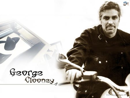 My Harley - harley, george, bike, davidson, clooney, actor