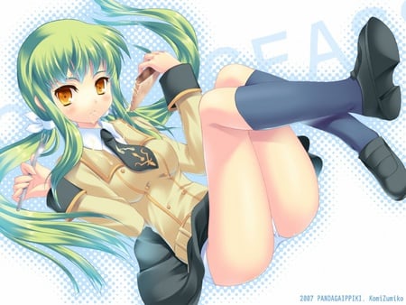 cute CC - cute, green hair, cc, code geass