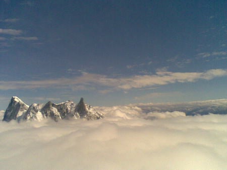 Mont Blanc - nature, sky, mont blanc, mountain, snow