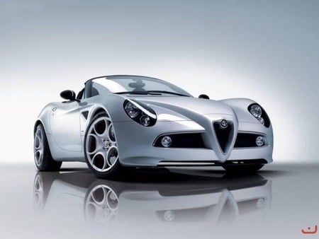 Alfa Romeo - spider, alfa, 8c, romeo, 2009