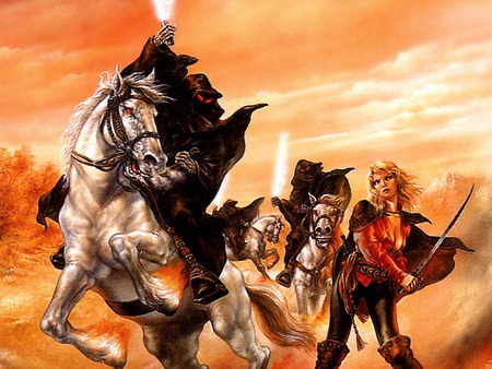 brave - devil, horses, women, fantastic