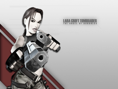 Lara w/Guns - lara, guns, tomb, raider, croft