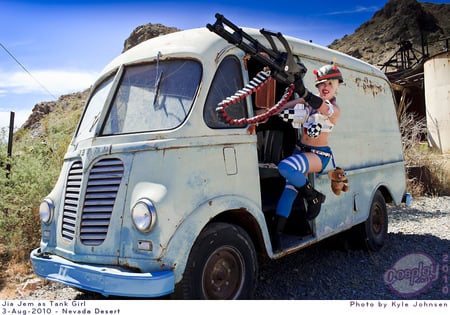 Tank Girl - cosplay, girl, tank, costume