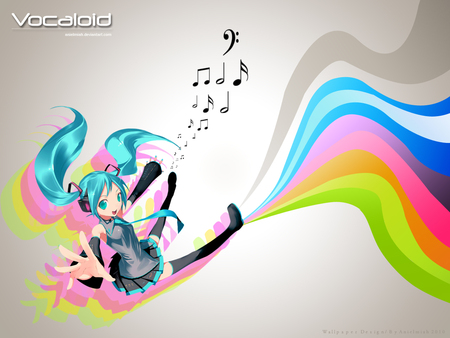 Vocaloid Colours - colours, vocaloid, anime, miku hatsune