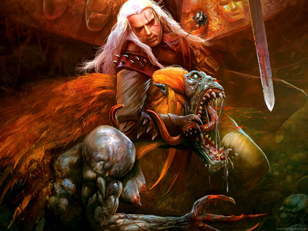 Witcher - creature, fantasy, game, witcher