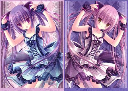 cute lolitas - mirror, blue, cute, pink, lolita