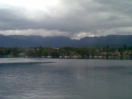 Lake Geneve - lake geneve, lake, water, clouds, nature