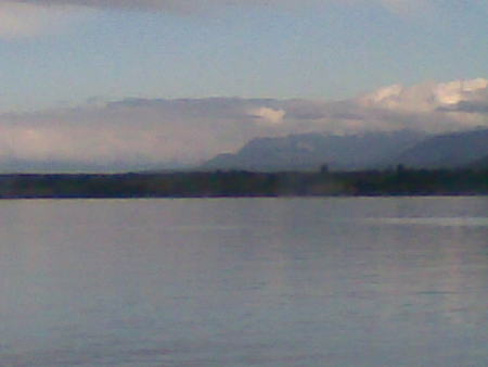 Lake Geneve - lake geneve, lake, water, clouds, nature