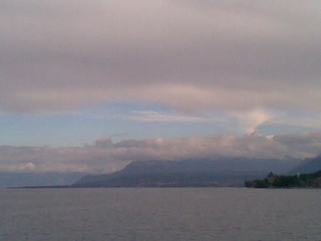 Lake Geneve - clouds, water, nature, lake, lake geneve