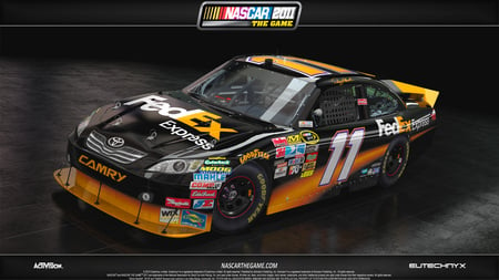 NASCAR 2011 - hamlin, fedex, game, nascar, 2011, racing, denny, video