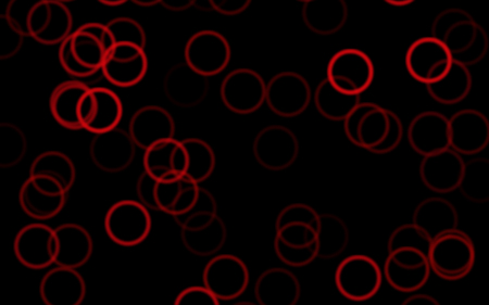 Red Circles - black, circles, abstracts, red