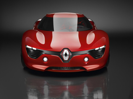 Renault DeZir - fast, dezir, 2010, red