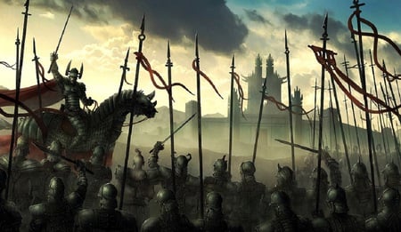 Battle Orders - horse, armour, castle, warriors, fantasy