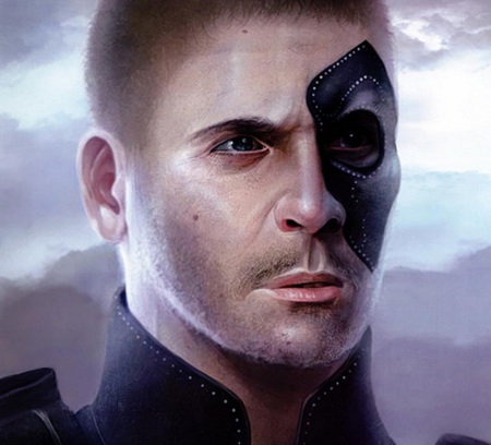 Mercenary - male, cg, mask, leather, eyes, patch, man