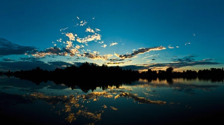 Our colouful world - nature, beauty, lake, landscape, sunset