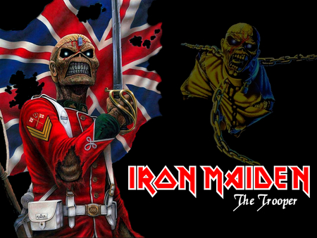 iron maiden - maiden, eddie, trooper, cool