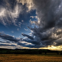 Fluffy clouds