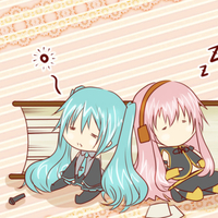 Chibi Hatsune Miku & Megurine Luka