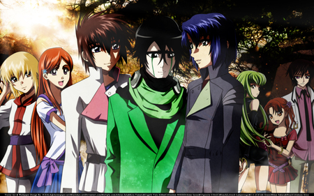 Crossover of Stars - anime, crossover, code geass, bleach