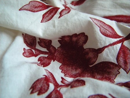 cloth... - dress, flower, texture, red