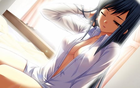 Early_in_the_morning - morning, sexy, girl, anime, other