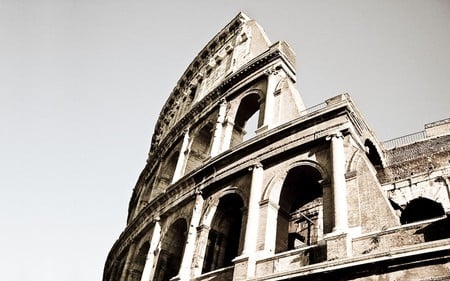 Cities_Coliseum - sky, cities, architecture, monuments, roma