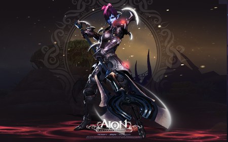 AION Fantasy - warrior, aion, fantasy, video game, action, adventure, girl, hd